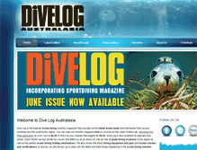 Tablet Screenshot of divelog.net.au